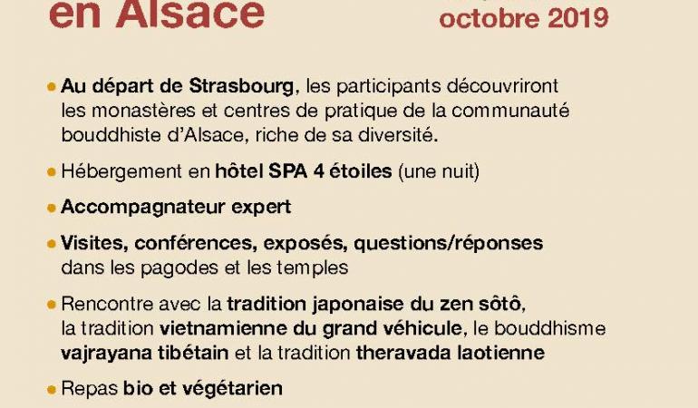 Flyer Voyage Bouddhiste en Alsace 2